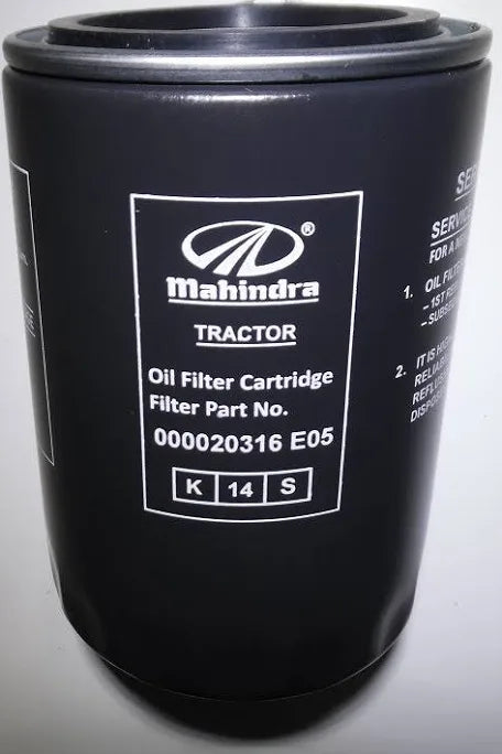 Mahindra OEM 000020316E05 Oil Filter (Spin on)